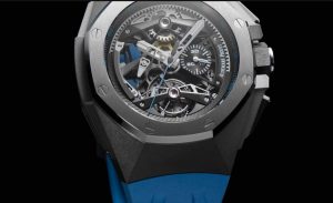 The durable replica Audemars Piguet Royal Oak Concept 26587TI.OO.D031CA.01 watches can guarantee water resistance to 100 meters.
