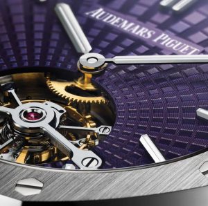 The exquisite replica Audemars Piguet Royal Oak 26522ST.OO.1220ST.01 watches have tourbillons.