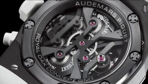 You can see the excellent movements, calibers 2930, which can supply of 237 hours power reserve to the reliable replica Audemars Piguet Royal Oak Concept 26580IO.OO.D010CA.01 watches.