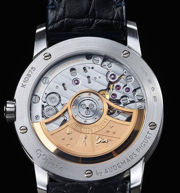 The movement could be viewed through the transparent caseback.