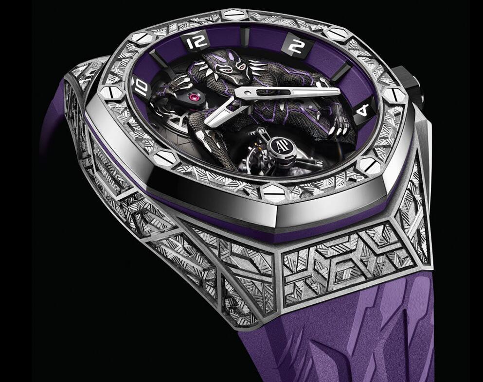 Online imitation watches make the most of purple color.